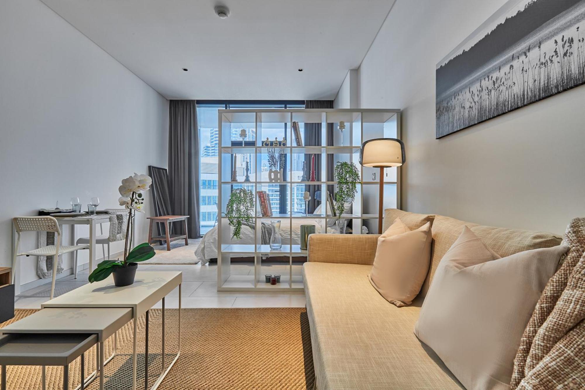 Luxury Studios With Burj Khalifa Or Canal View In Downtown - Marquise Square Tower ドバイ エクステリア 写真