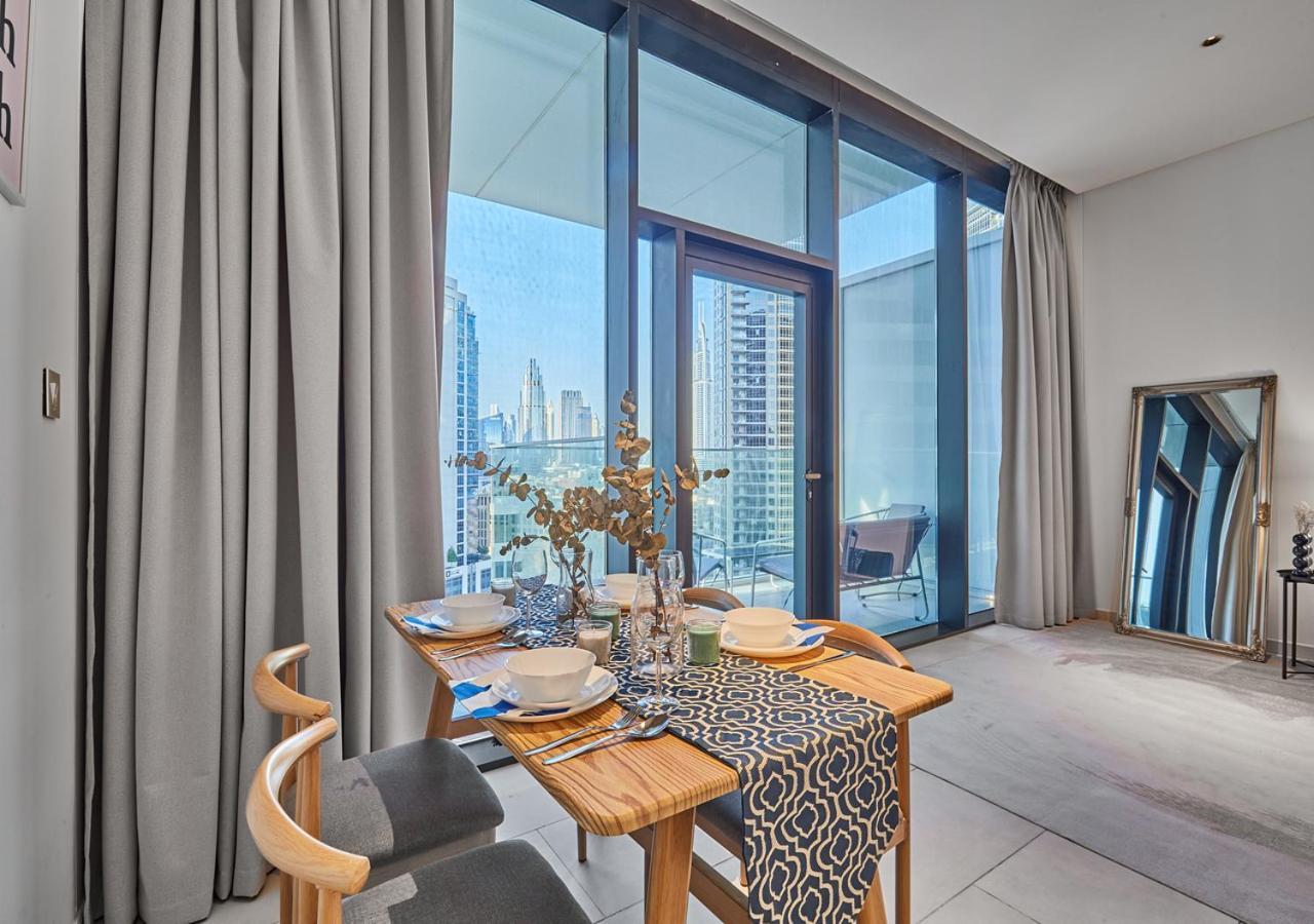 Luxury Studios With Burj Khalifa Or Canal View In Downtown - Marquise Square Tower ドバイ エクステリア 写真