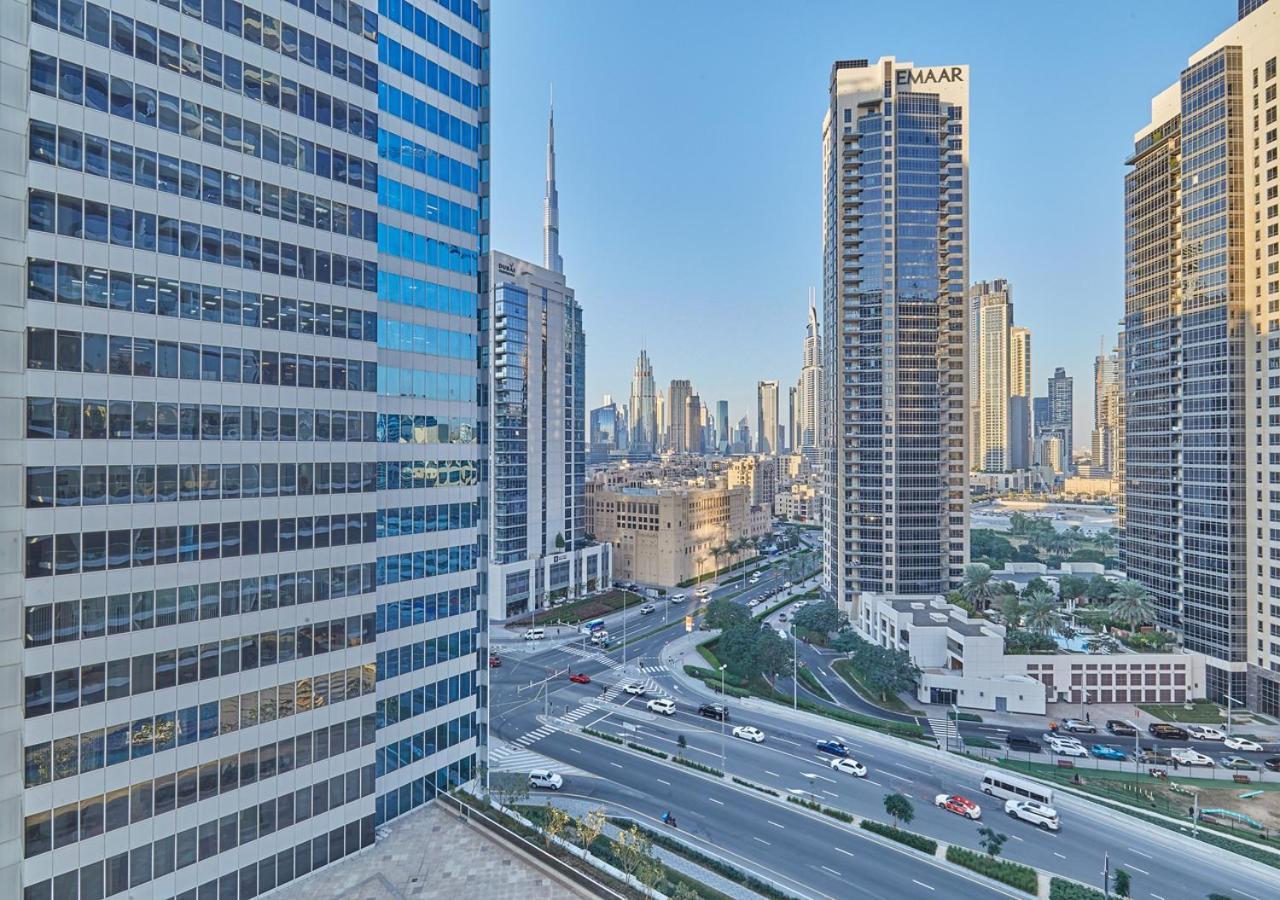 Luxury Studios With Burj Khalifa Or Canal View In Downtown - Marquise Square Tower ドバイ エクステリア 写真
